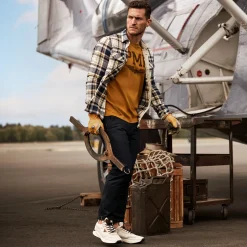 PME Legend American Classic Regular Fit Chino Blauw Clearance