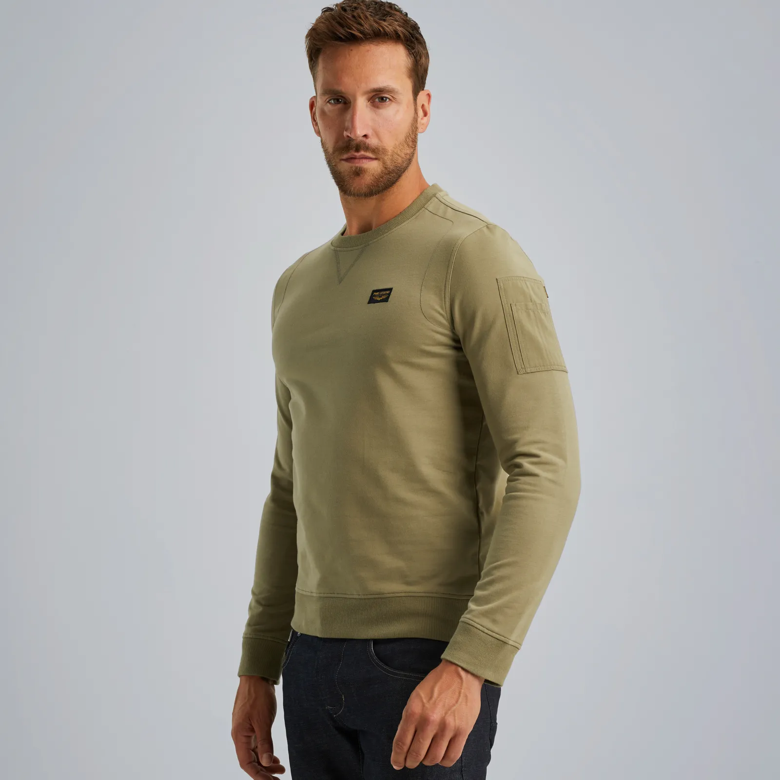 PME Legend American Classic Sweatshirt Groen Flash Sale