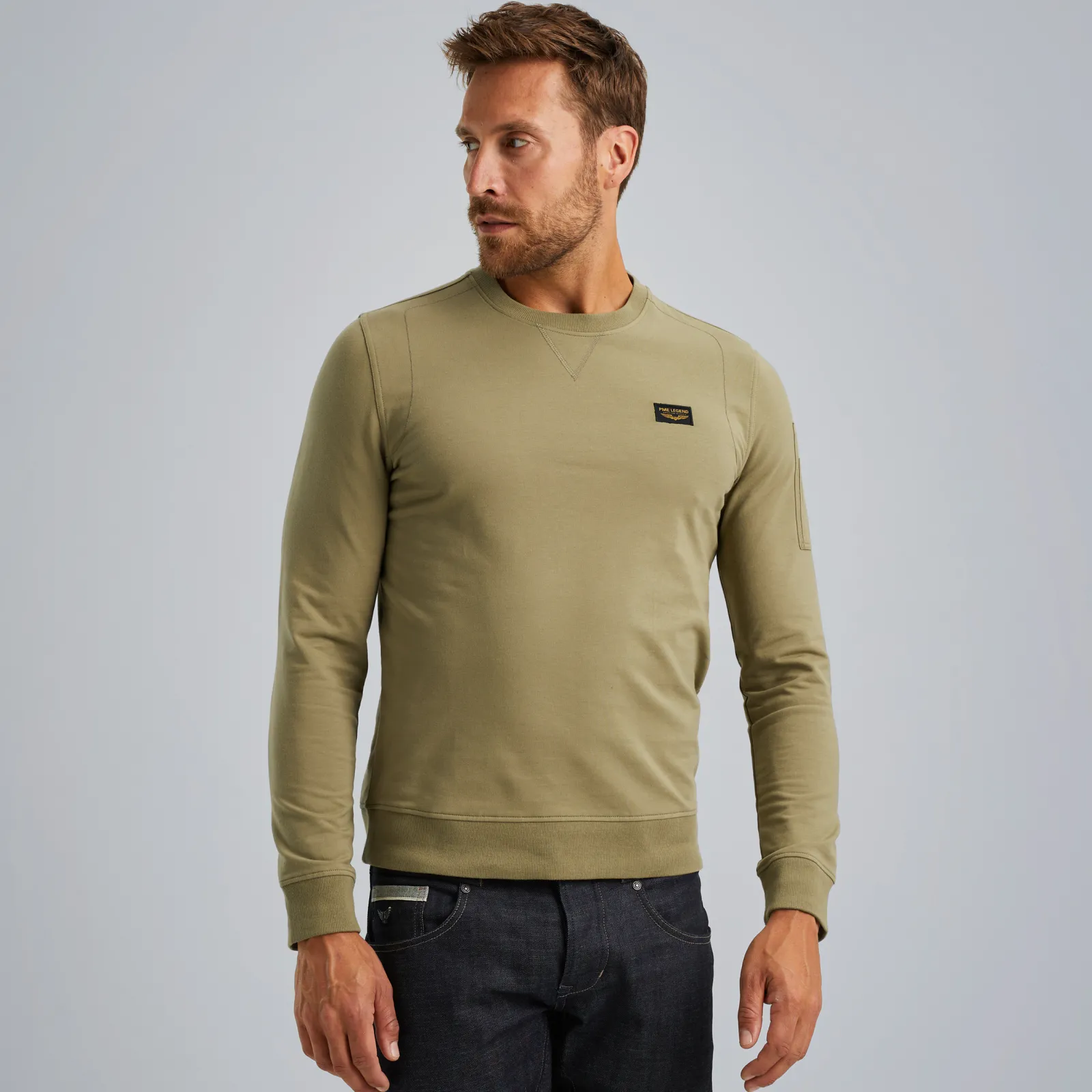 PME Legend American Classic Sweatshirt Groen Flash Sale