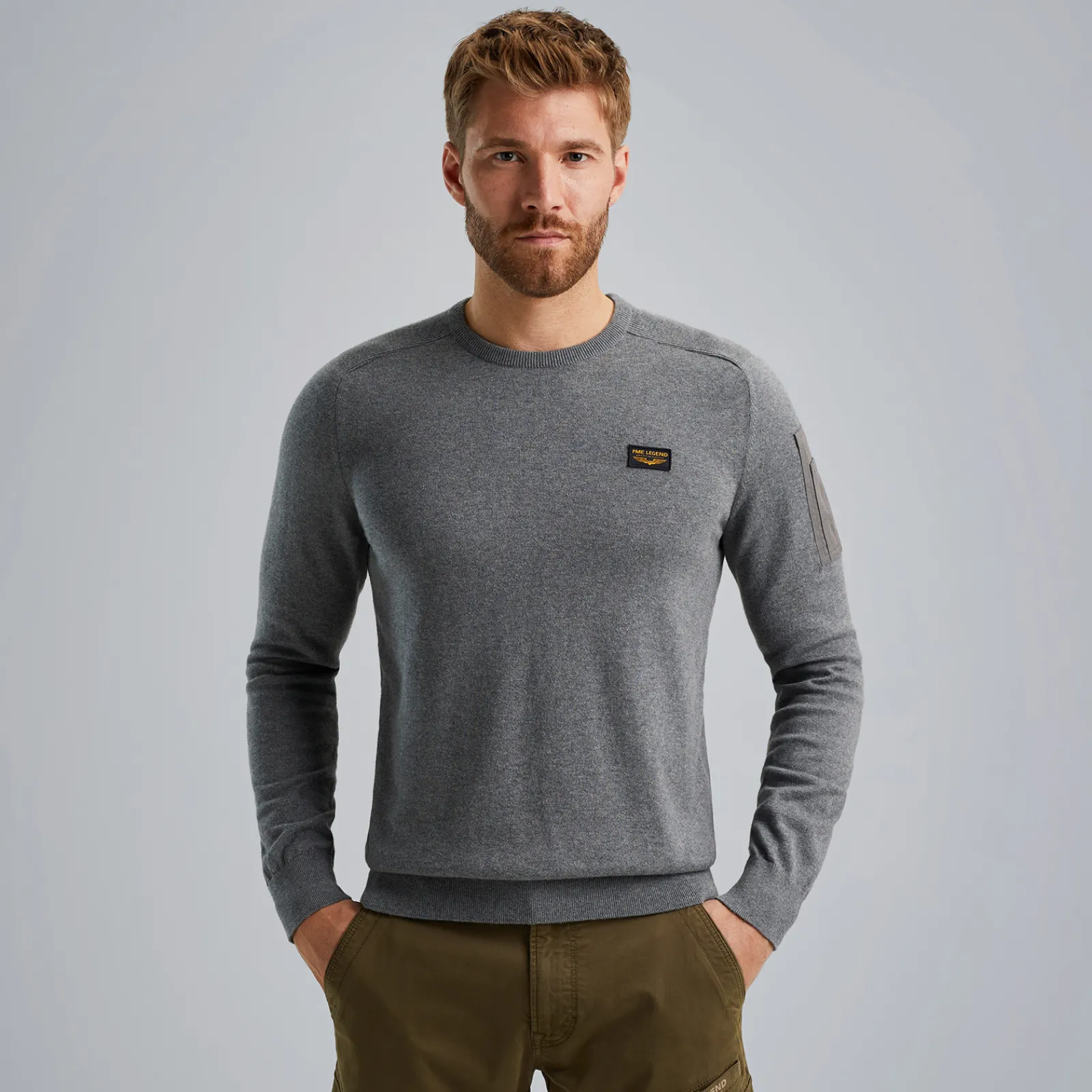 PME Legend American Classic Trui Grijs New