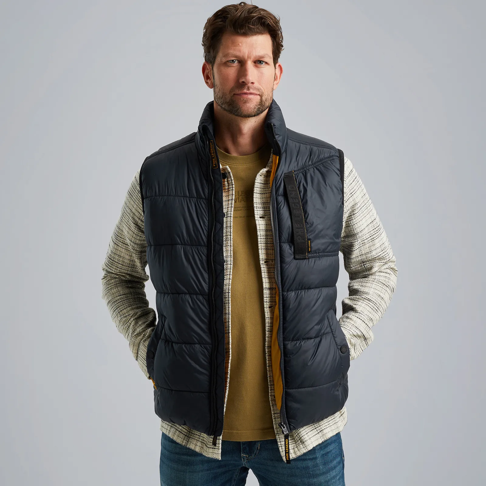 PME Legend Avizer Bodywarmer Blauw Sale
