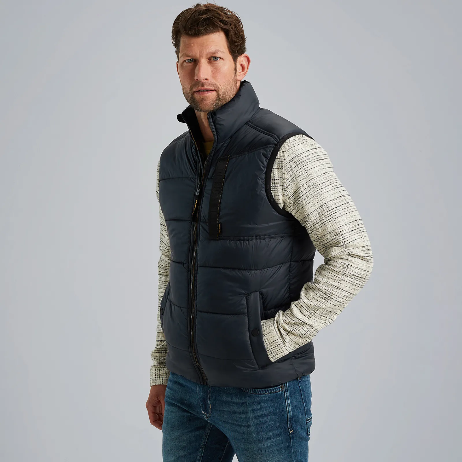 PME Legend Avizer Bodywarmer Blauw Sale