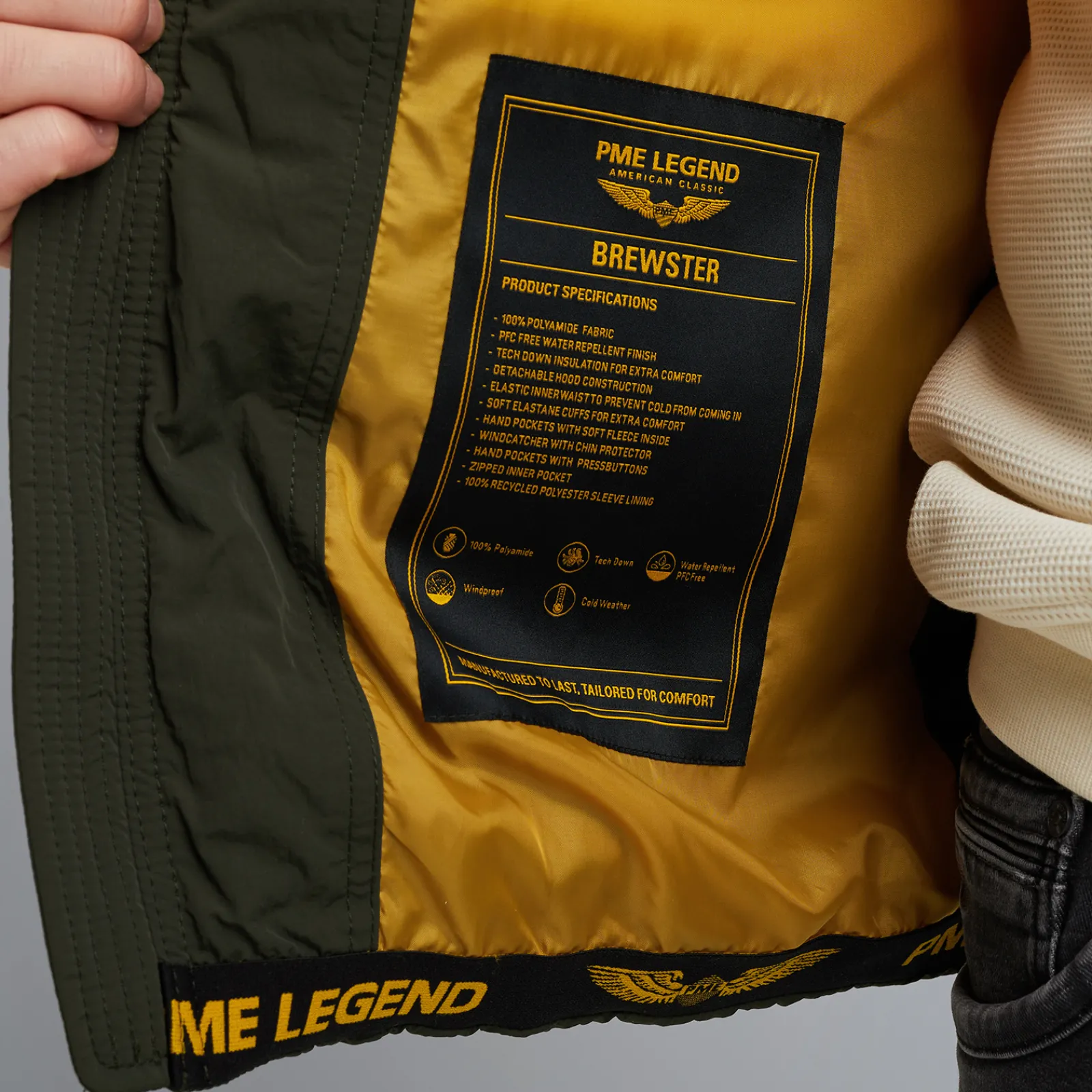 PME Legend Brewster Jas Groen Flash Sale