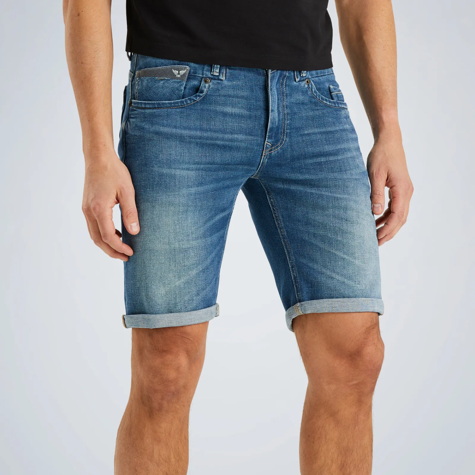 PME Legend Commander Relaxed Fit Shorts Blauw New