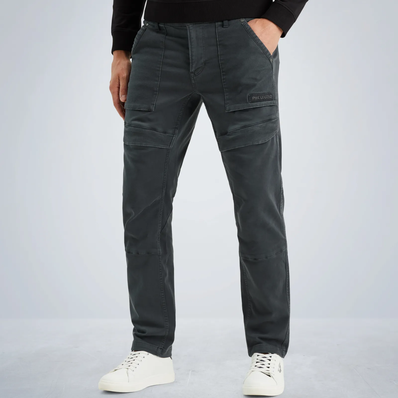 PME Legend Flightrider Relaxed Fit Broek Grijs Cheap