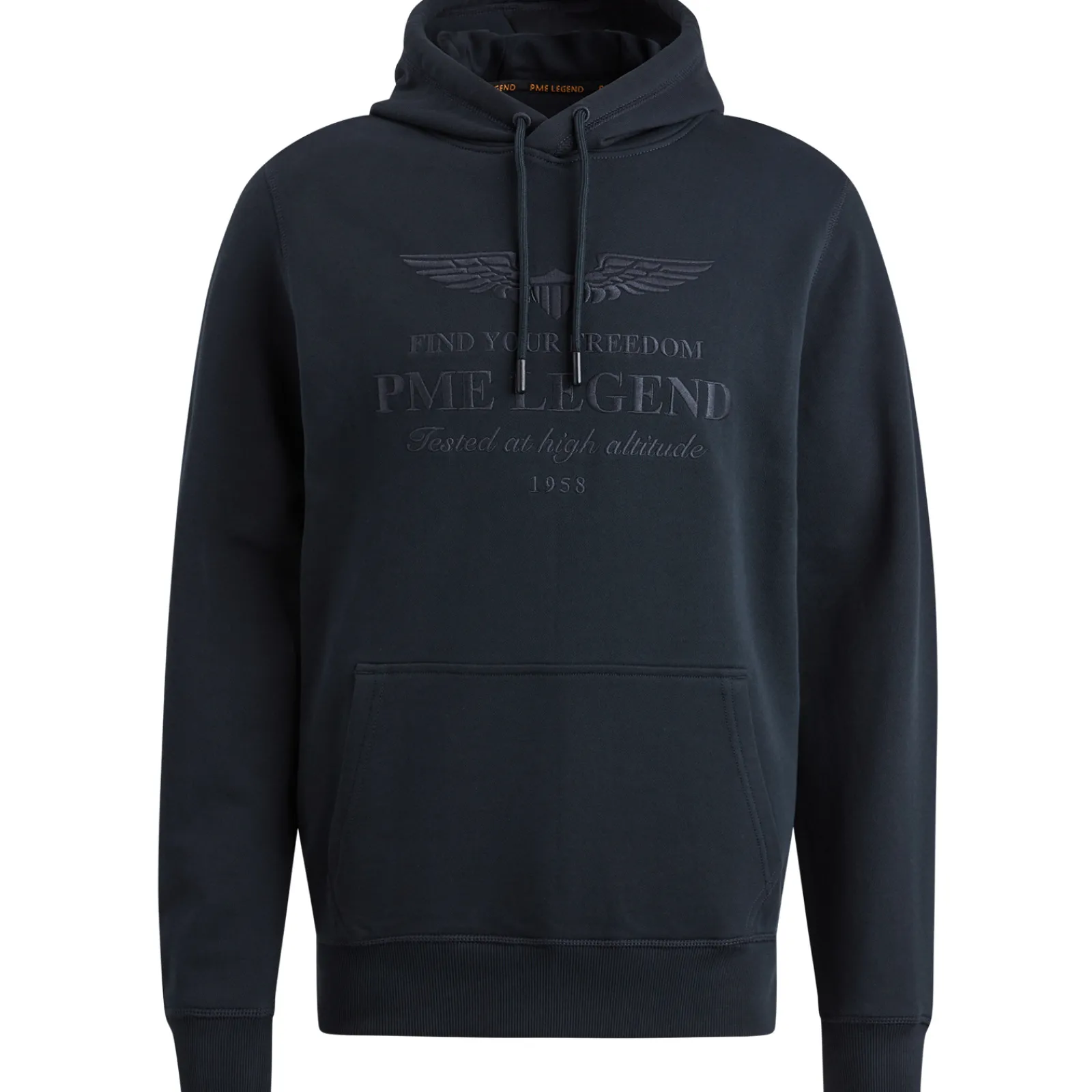 PME Legend Hoodie Met Artwork Blauw Clearance