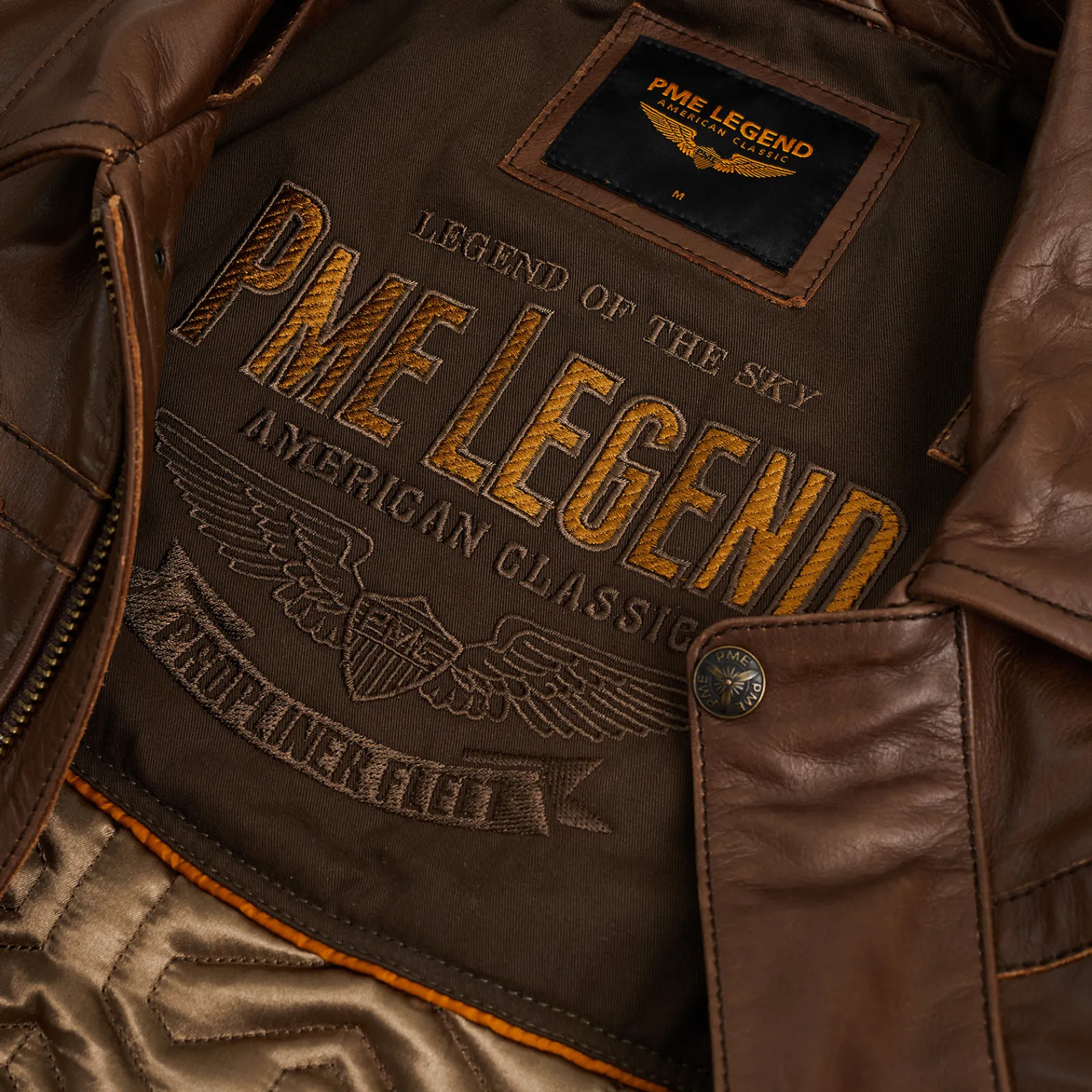PME Legend Hudson Leren Jas Bruin Sale
