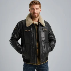 PME Legend Hudson Leren Jas Zwart Hot