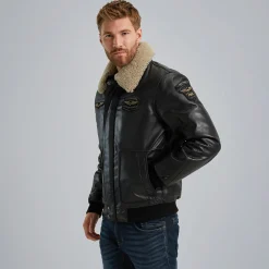 PME Legend Hudson Leren Jas Zwart Hot