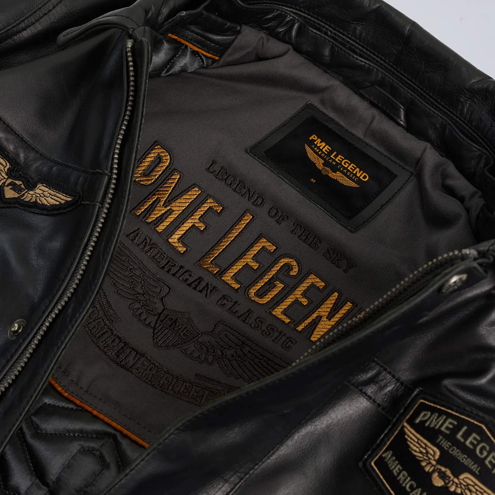 PME Legend Hudson Leren Jas Zwart Hot