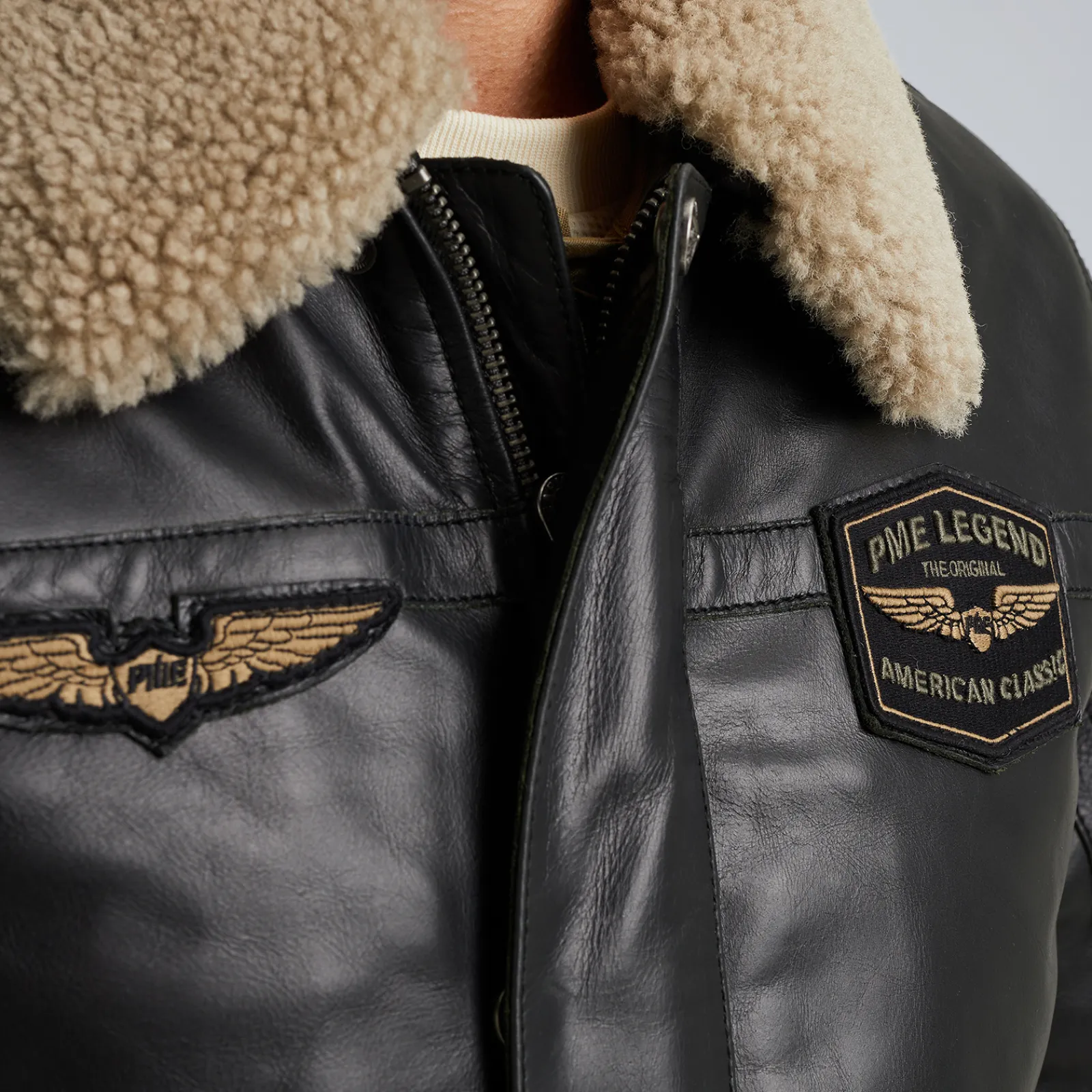 PME Legend Hudson Leren Jas Zwart Hot