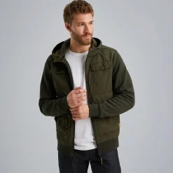 PME Legend Hybrid Jacket Met Capuchon Groen Best