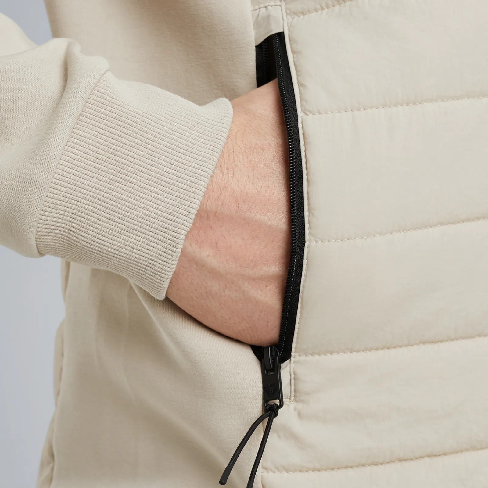 PME Legend Hybrid Jacket Met Capuchon Beige Store