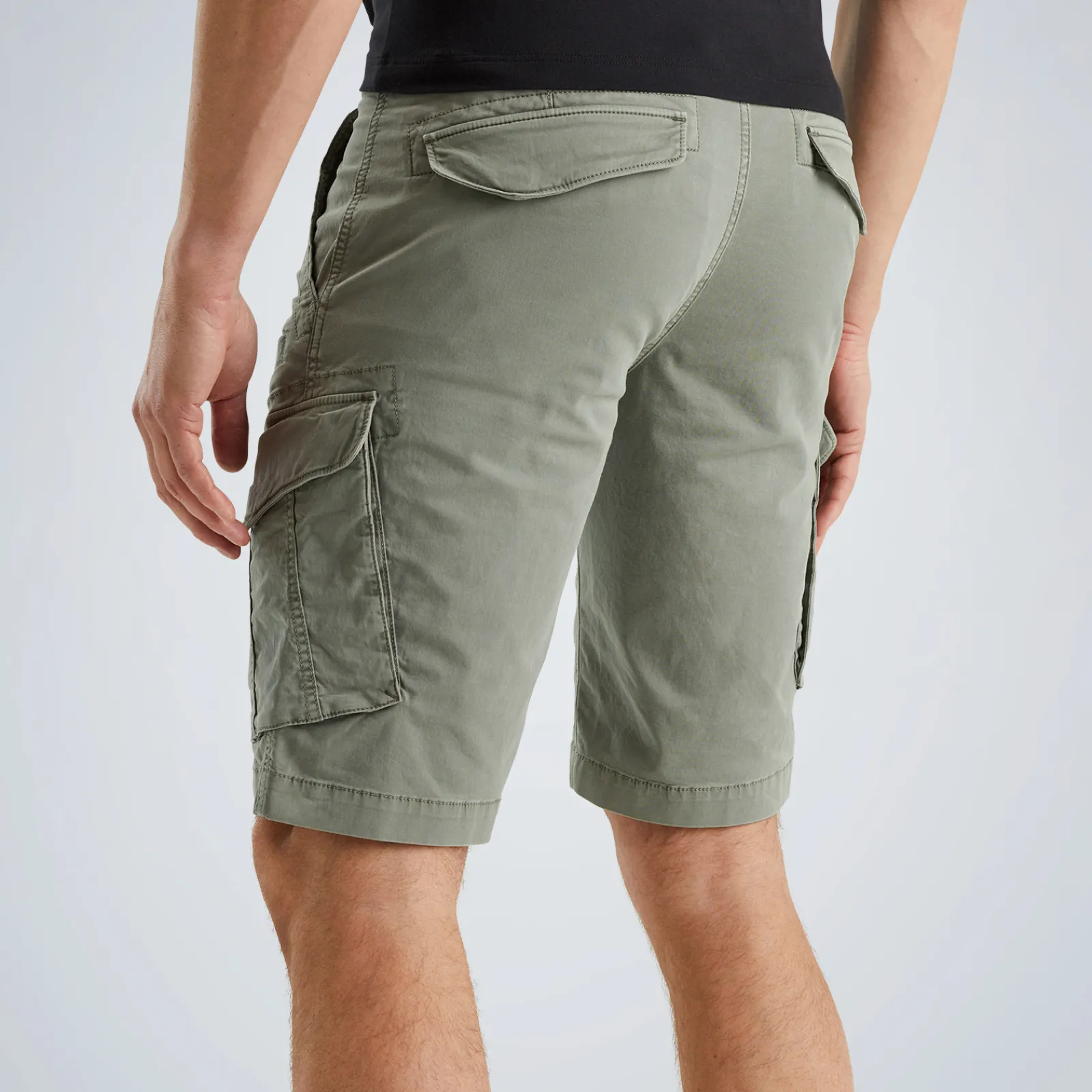 PME Legend Nordrop Tapered Fit Cargo Shorts Groen Sale