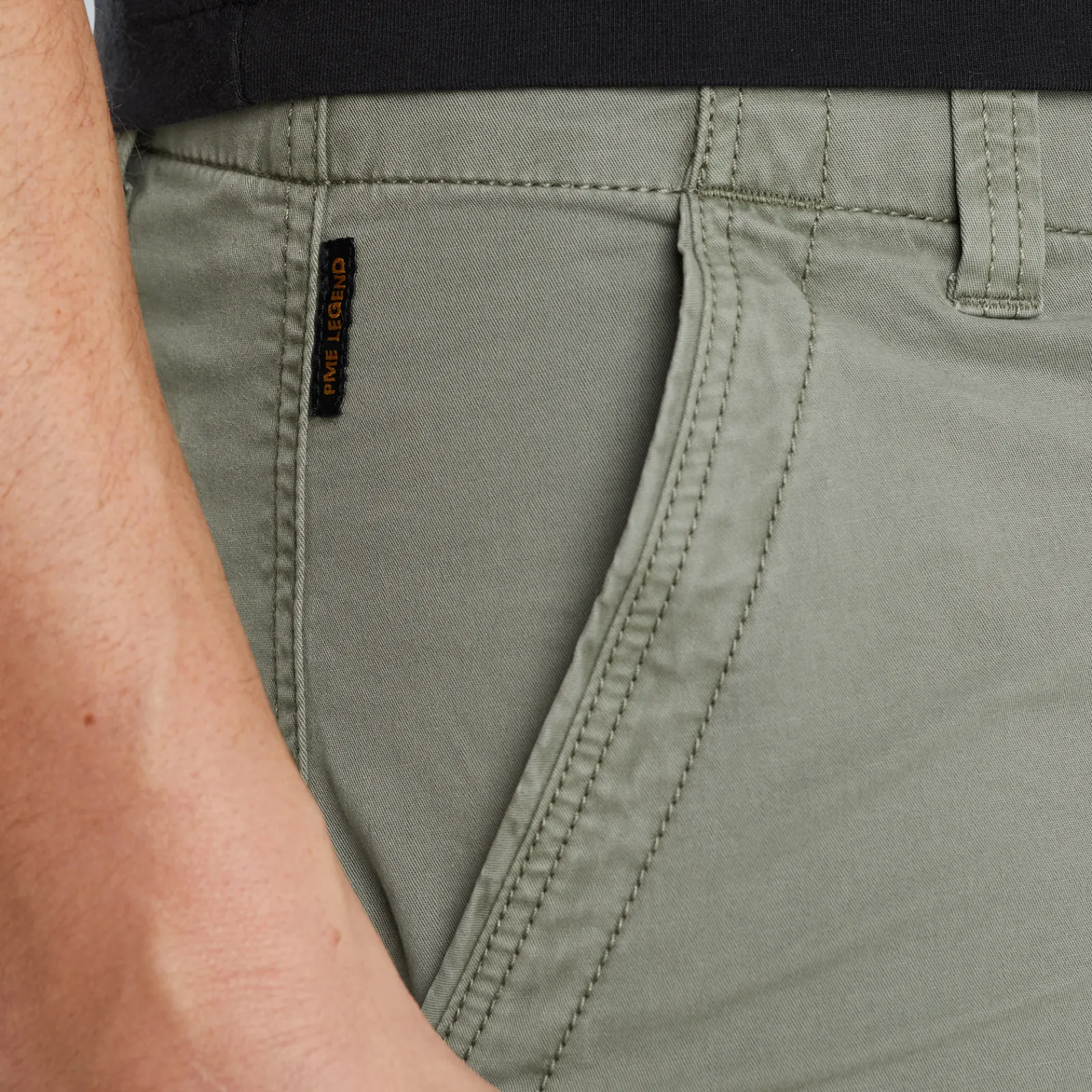 PME Legend Nordrop Tapered Fit Cargo Shorts Groen Sale