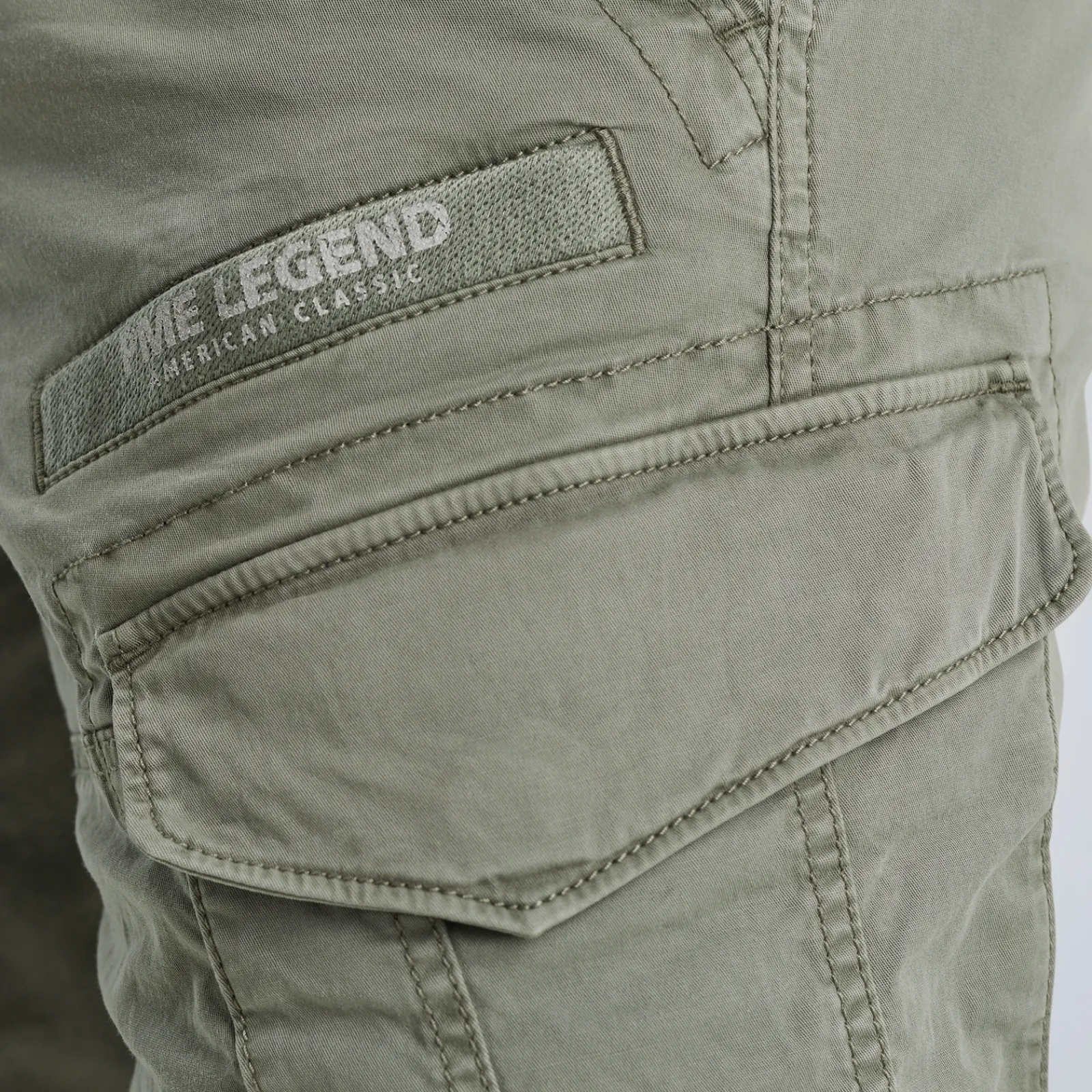 PME Legend Nordrop Tapered Fit Cargo Shorts Groen Sale