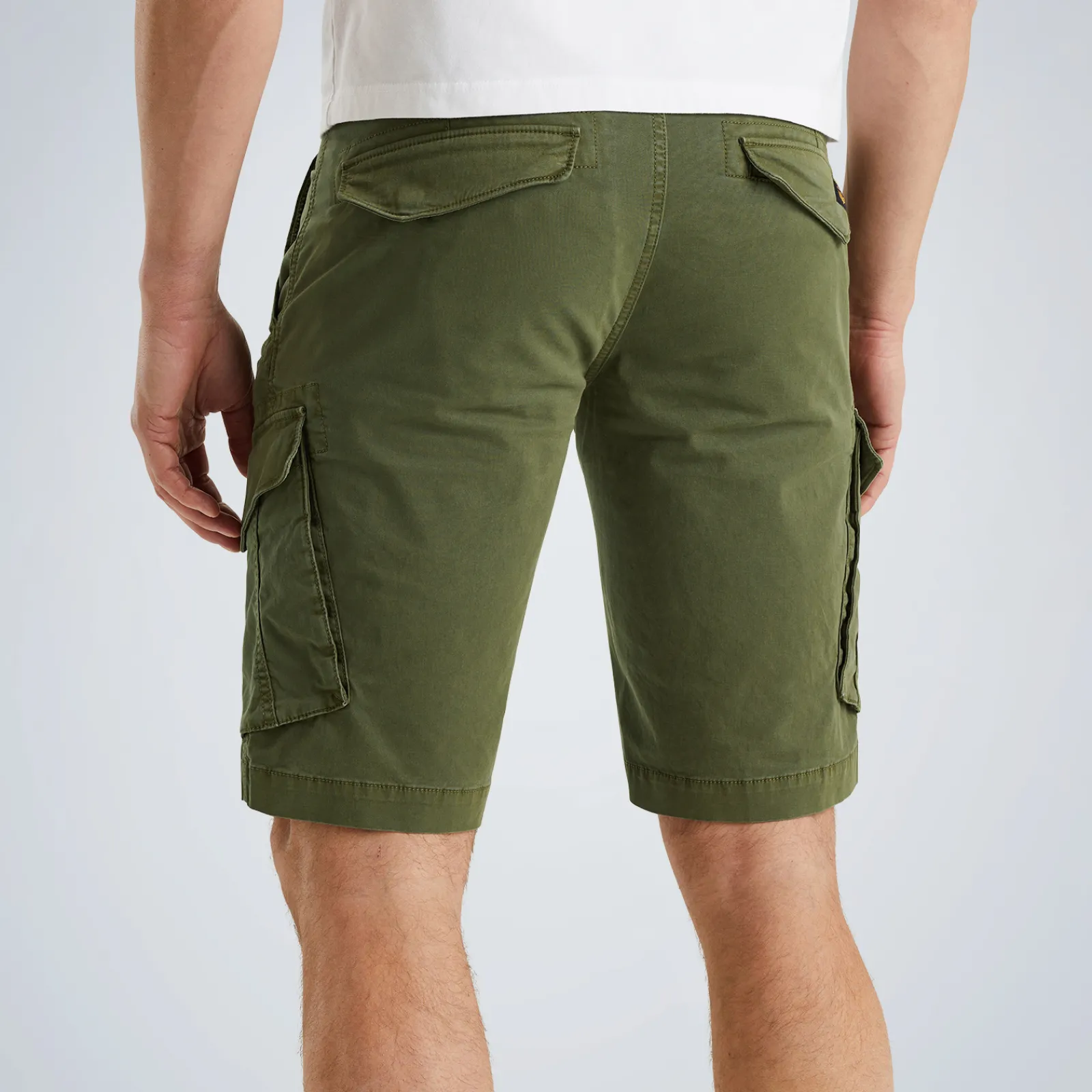 PME Legend Nordrop Tapered Fit Cargo Shorts Groen New