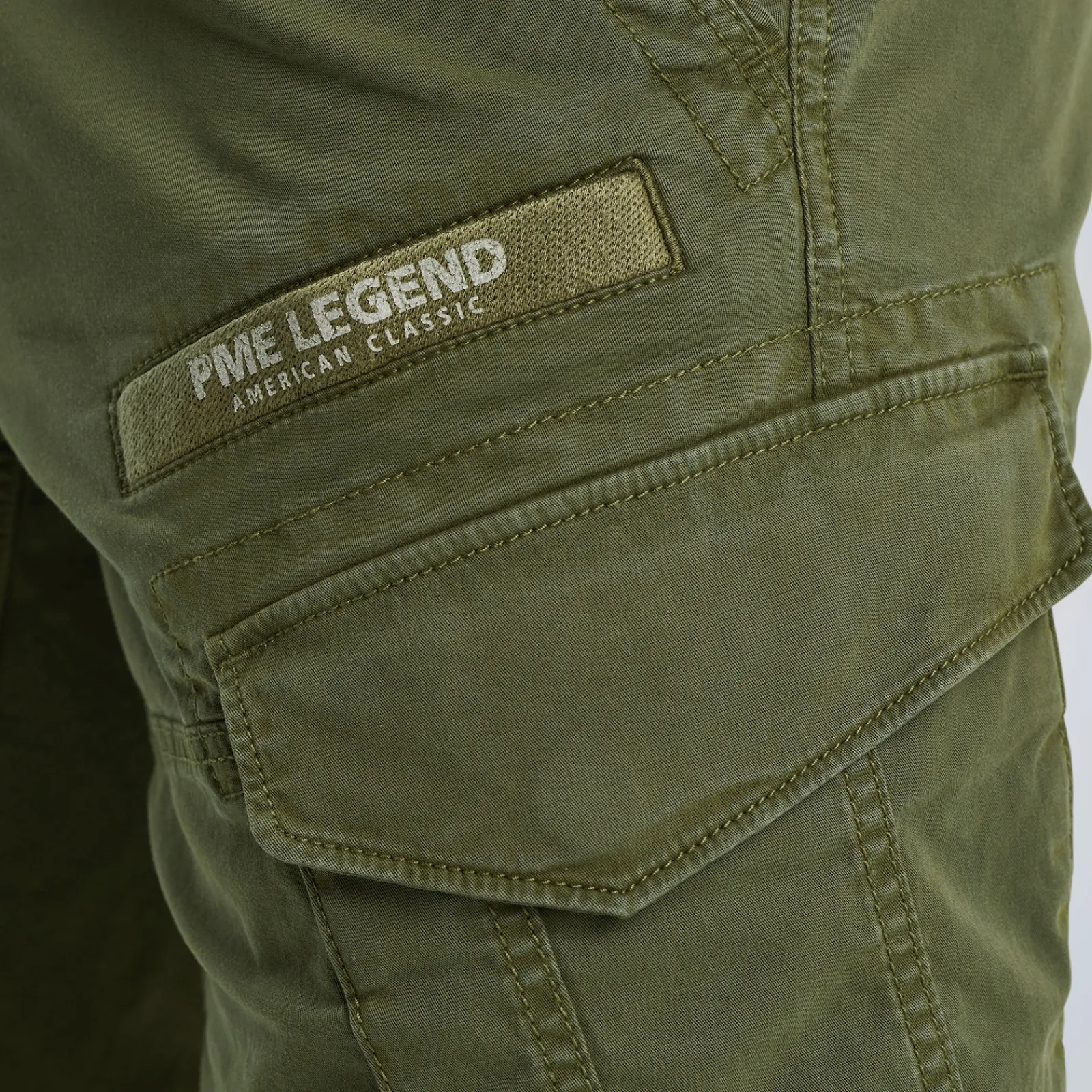 PME Legend Nordrop Tapered Fit Cargo Shorts Groen New