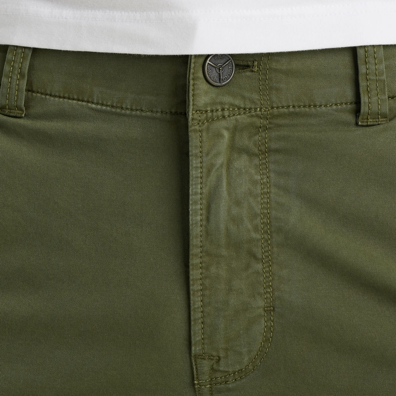 PME Legend Nordrop Tapered Fit Cargo Shorts Groen New