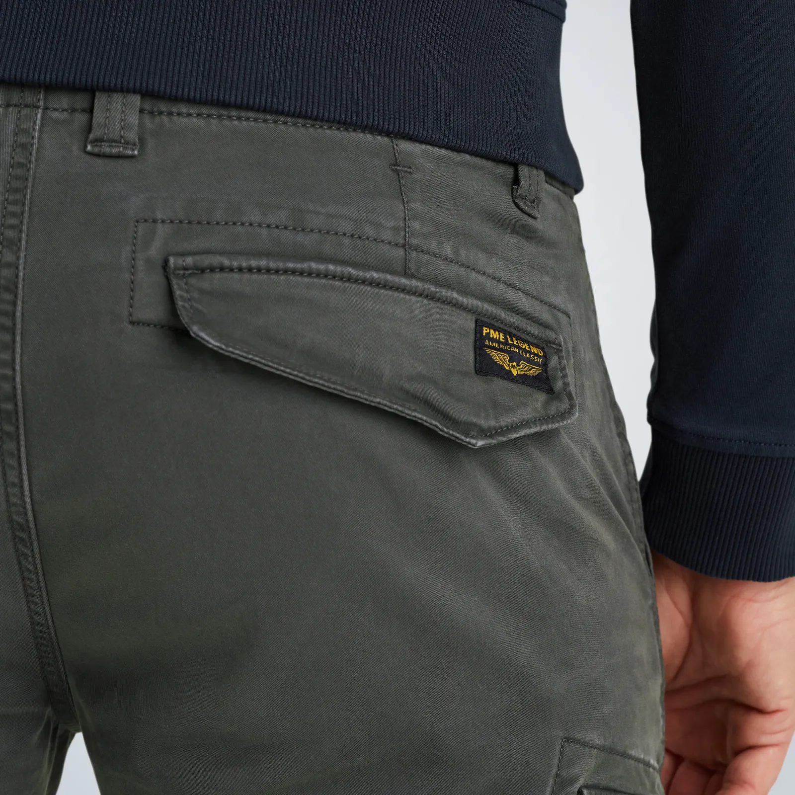 PME Legend Nordrop Tapered Fit Cargo Broek Grijs Shop