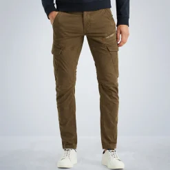 PME Legend Nordrop Tapered Fit Cargo Broek Met Print Bruin Discount