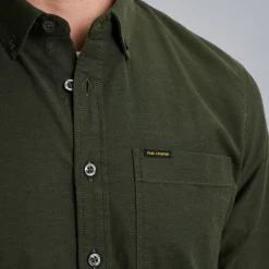 PME Legend Overhemd Met Borstzak Groen Flash Sale