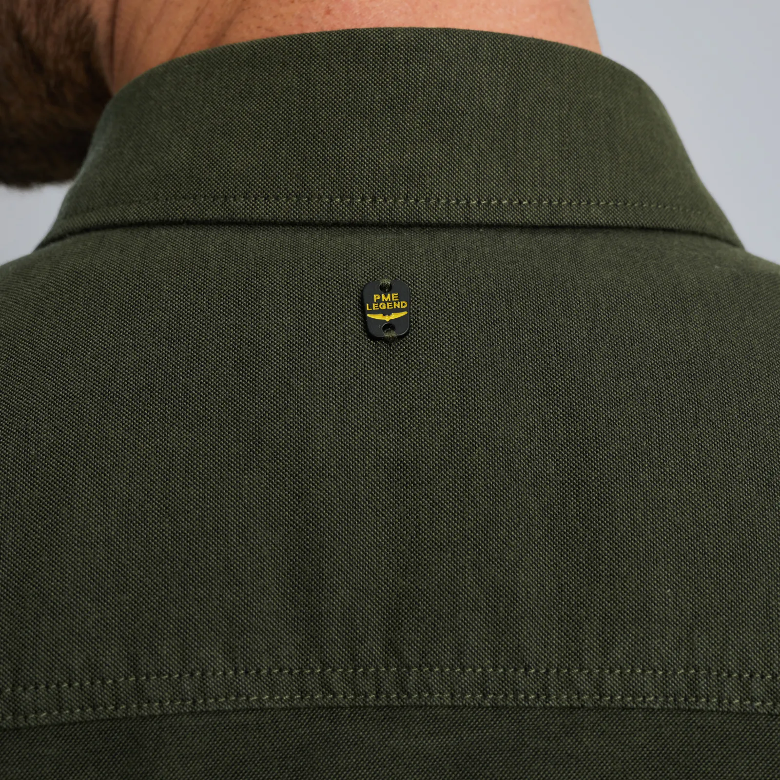 PME Legend Overhemd Met Borstzak Groen Flash Sale