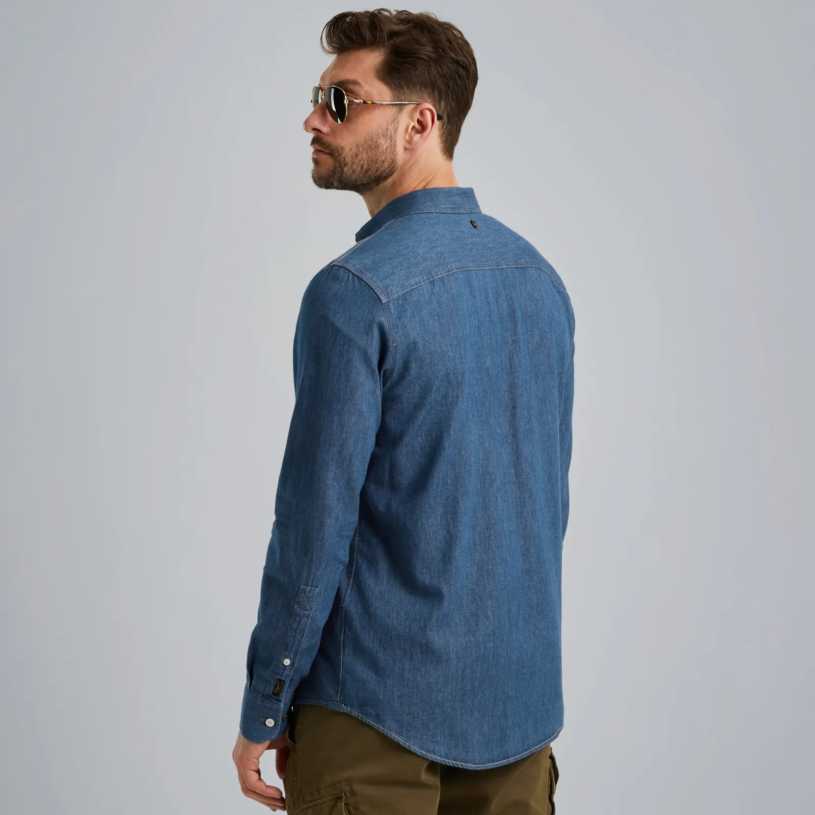 PME Legend Overhemd Met Indigo Wassing Blauw Cheap