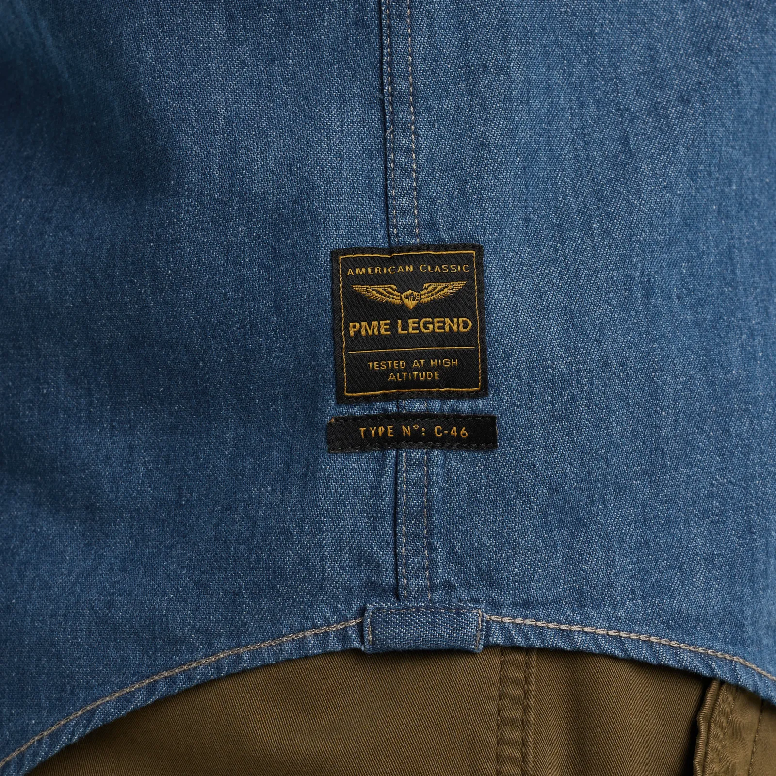 PME Legend Overhemd Met Indigo Wassing Blauw Cheap