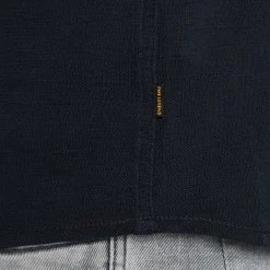PME Legend Overhemd Met Korte Mouwen Blauw Outlet