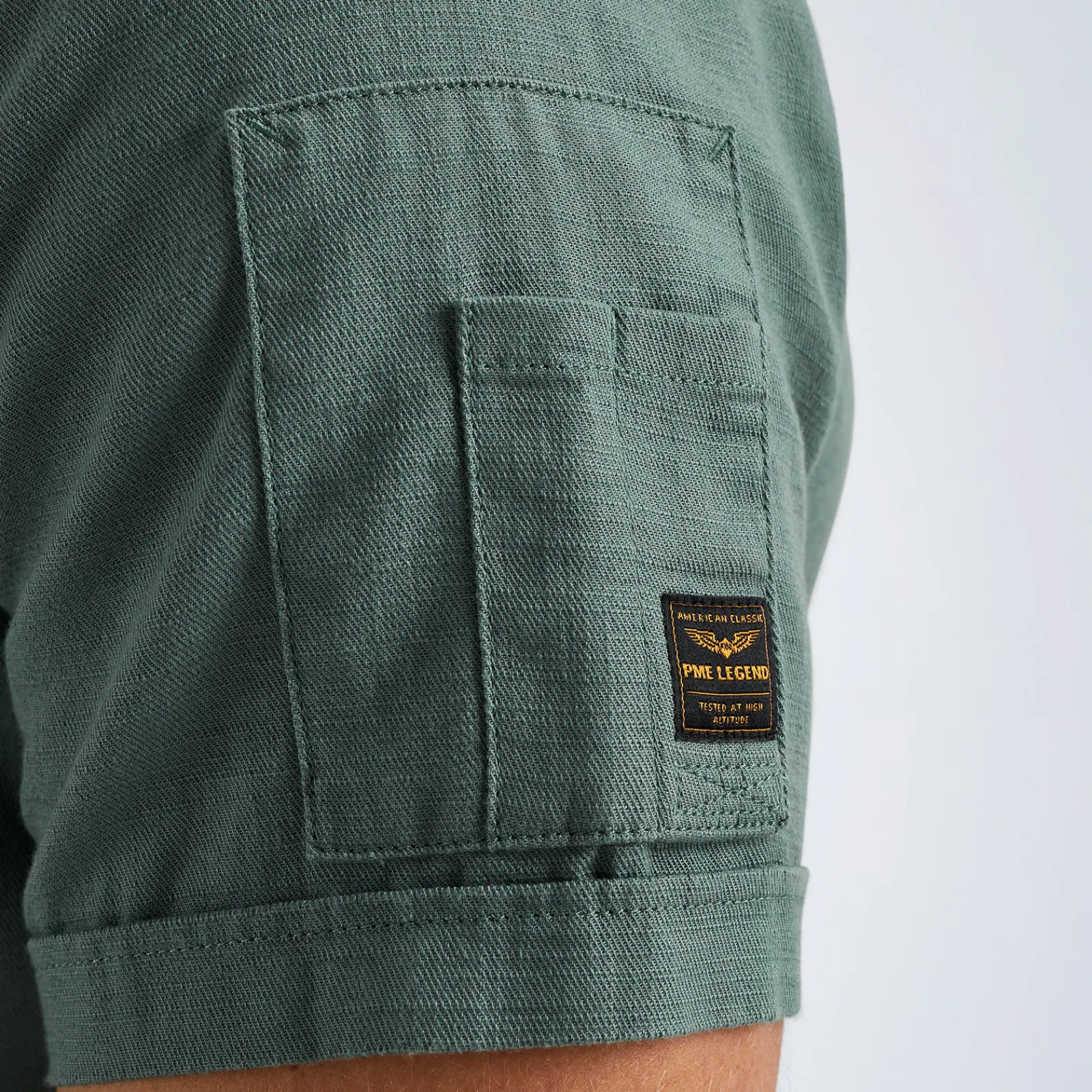 PME Legend Overhemd Met Korte Mouwen Blauw Shop