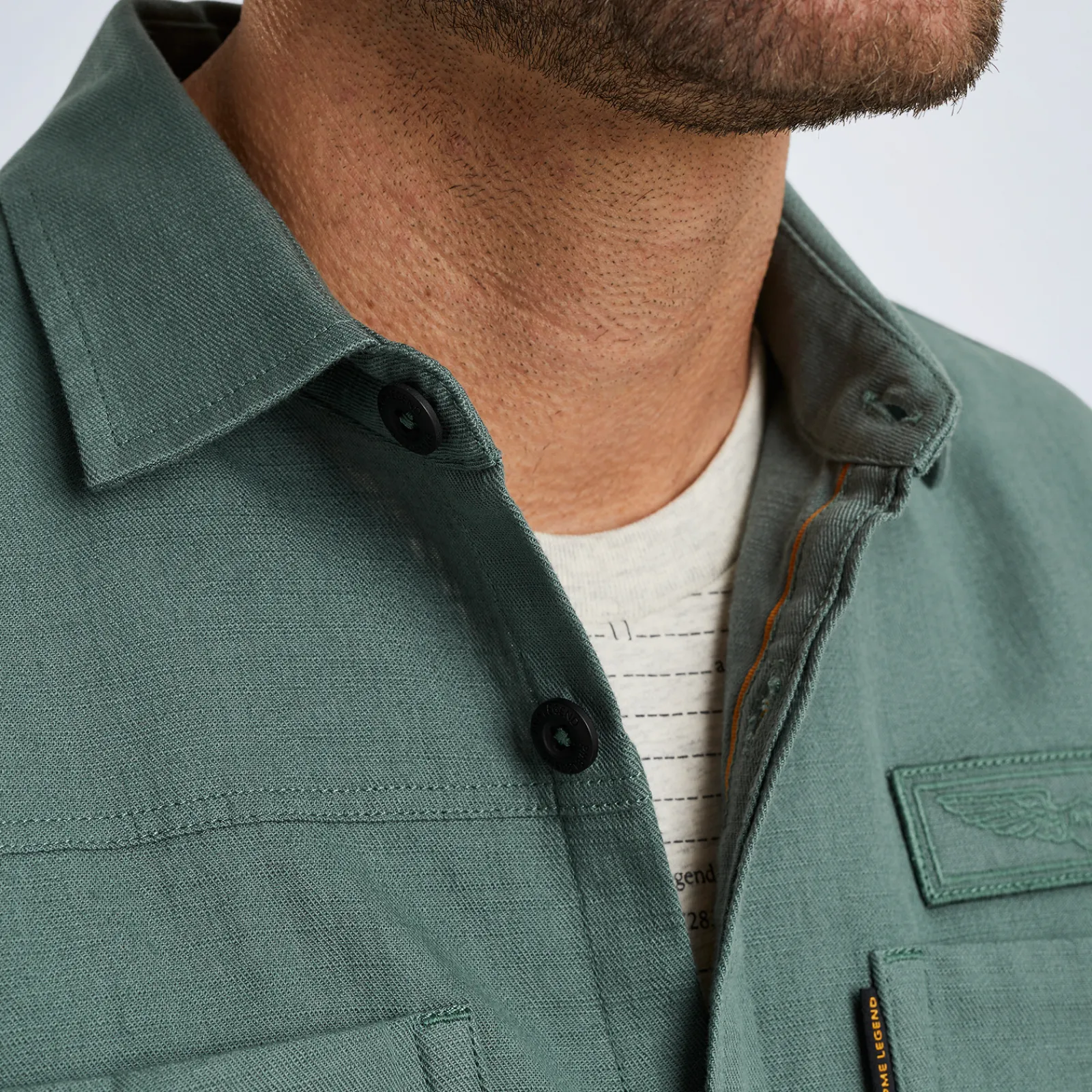 PME Legend Overhemd Met Korte Mouwen Blauw Shop