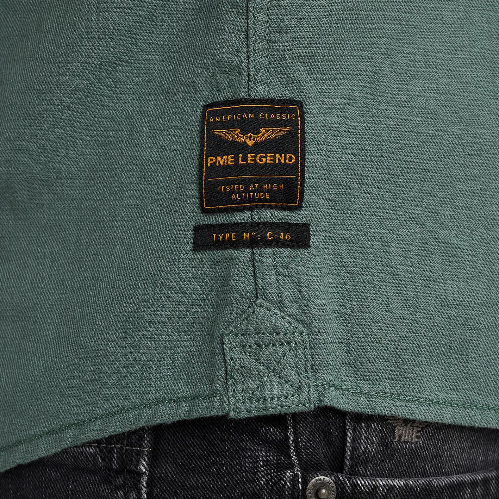 PME Legend Overhemd Met Korte Mouwen Blauw Shop