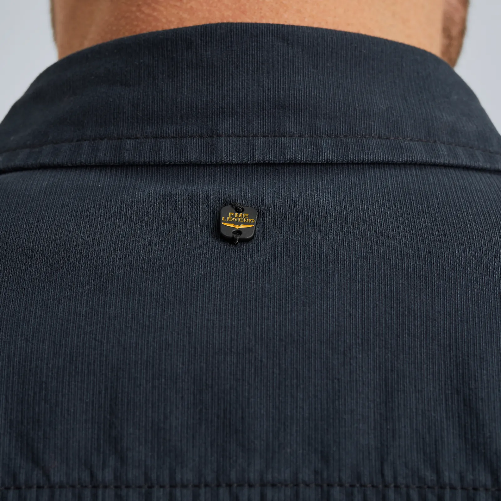PME Legend Overhemd Met Korte Mouwen Blauw Outlet