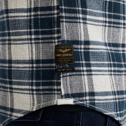 PME Legend Overhemd Met Korte Mouwen Blauw Clearance
