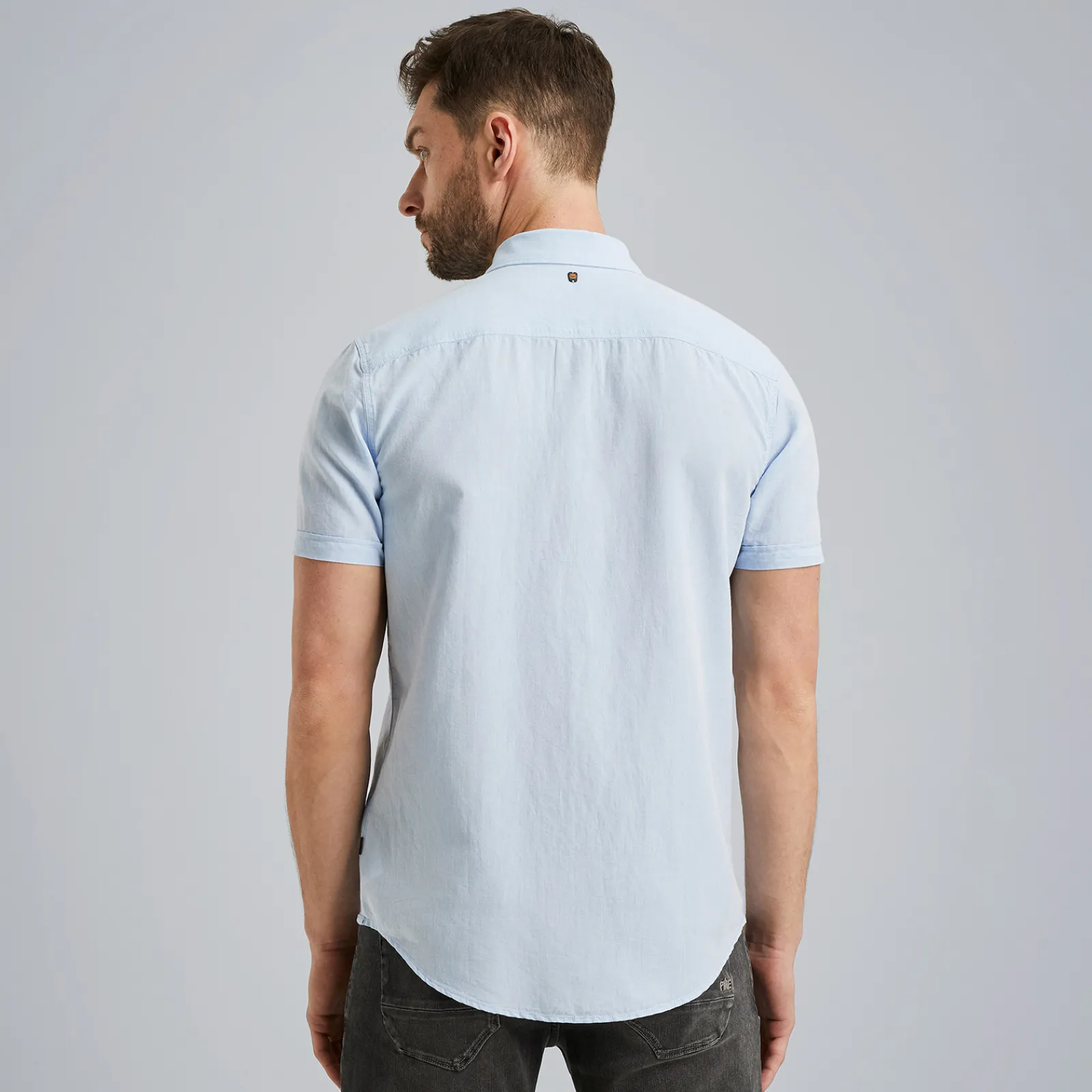 PME Legend Overhemd Met Korte Mouwen Blauw Sale