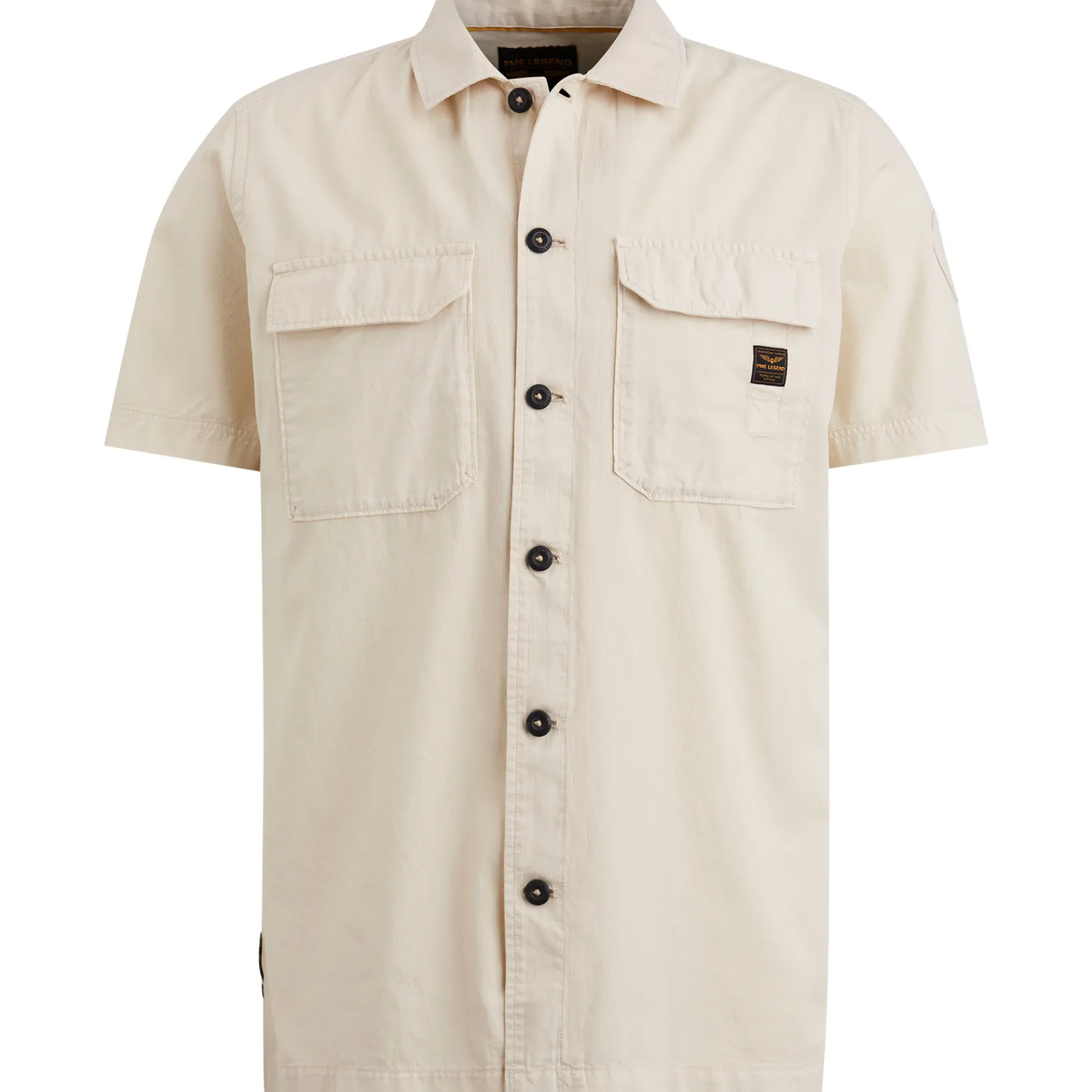 PME Legend Overhemd Met Korte Mouwen Beige New