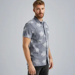 PME Legend Overhemd Met Korte Mouwen Blauw Cheap