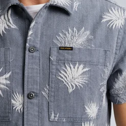 PME Legend Overhemd Met Korte Mouwen Blauw Cheap