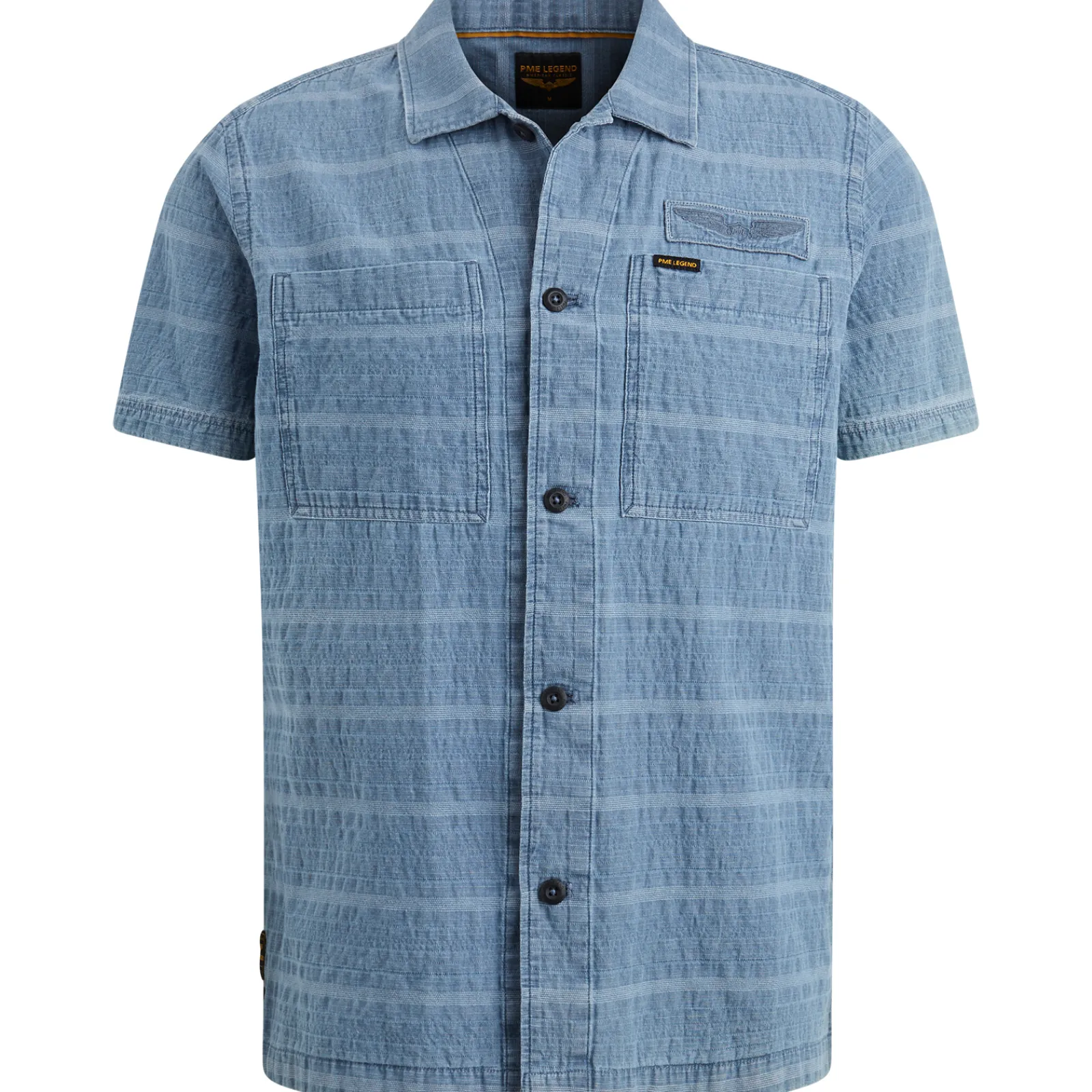 PME Legend Overhemd Met Korte Mouwen Blauw Online