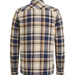 PME Legend Overhemd Met Ruitpatroon Blauw Clearance