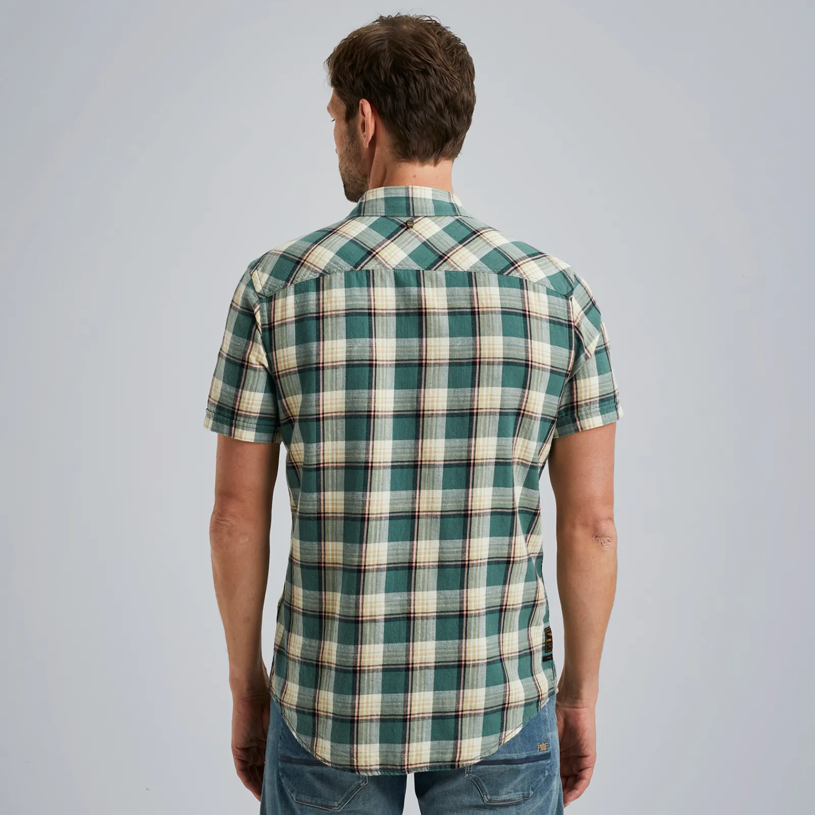 PME Legend Overhemd Met Ruitpatroon Blauw Flash Sale