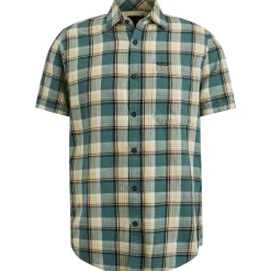PME Legend Overhemd Met Ruitpatroon Blauw Flash Sale