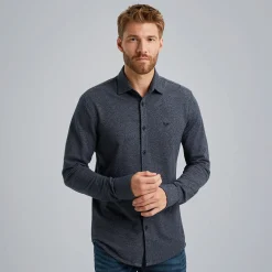 PME Legend Overhemd Met Wafelstructuur Blauw New