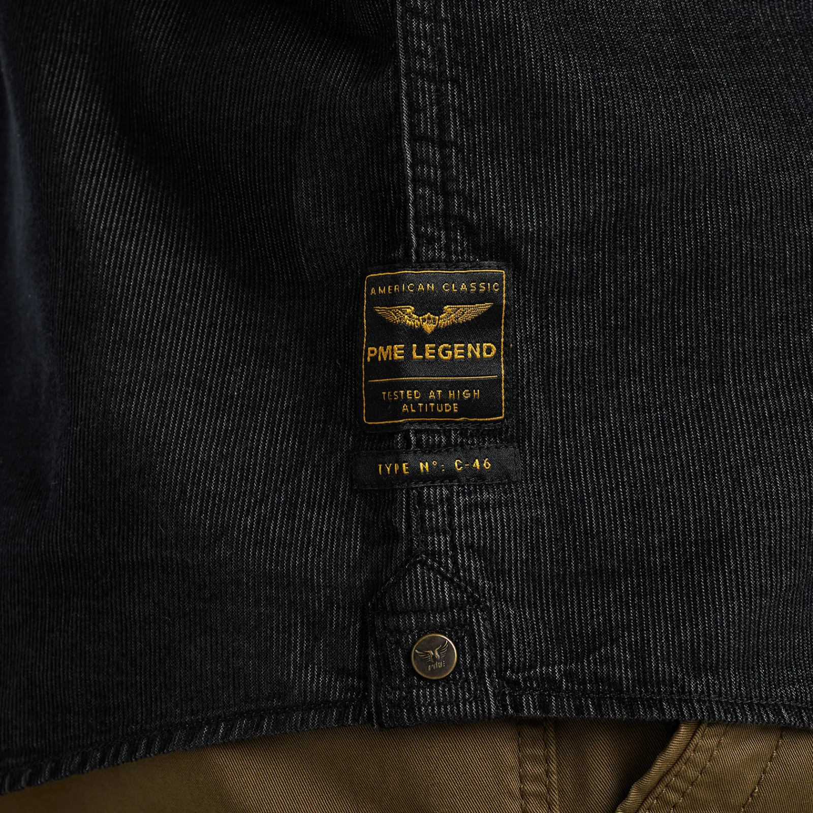 PME Legend Overhemd Van Corduroy Grijs Outlet