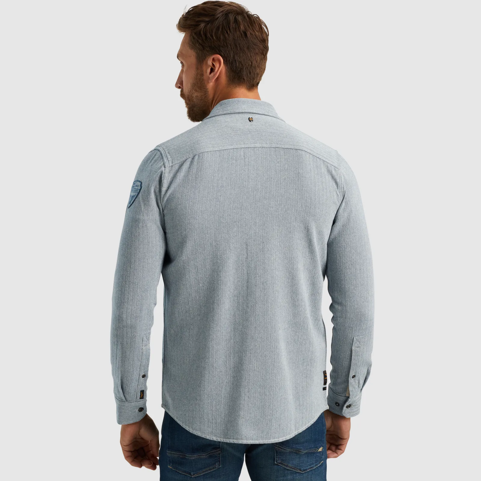 PME Legend Overhemd Van Katoen Blauw Sale