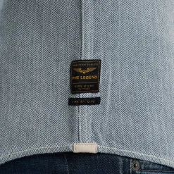 PME Legend Overhemd Van Katoen Blauw Sale