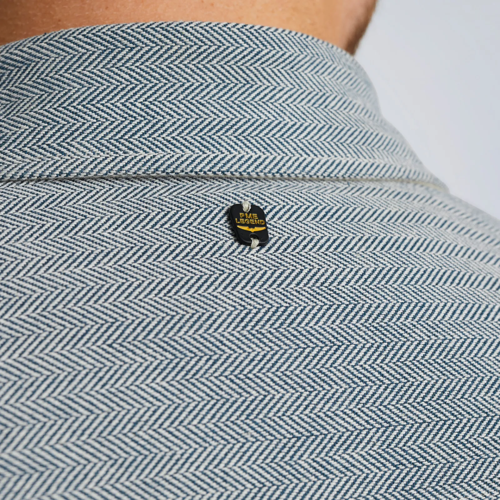PME Legend Overhemd Van Katoen Blauw Sale