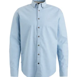 PME Legend Overhemd Van Katoen Met Stretch Blauw Shop