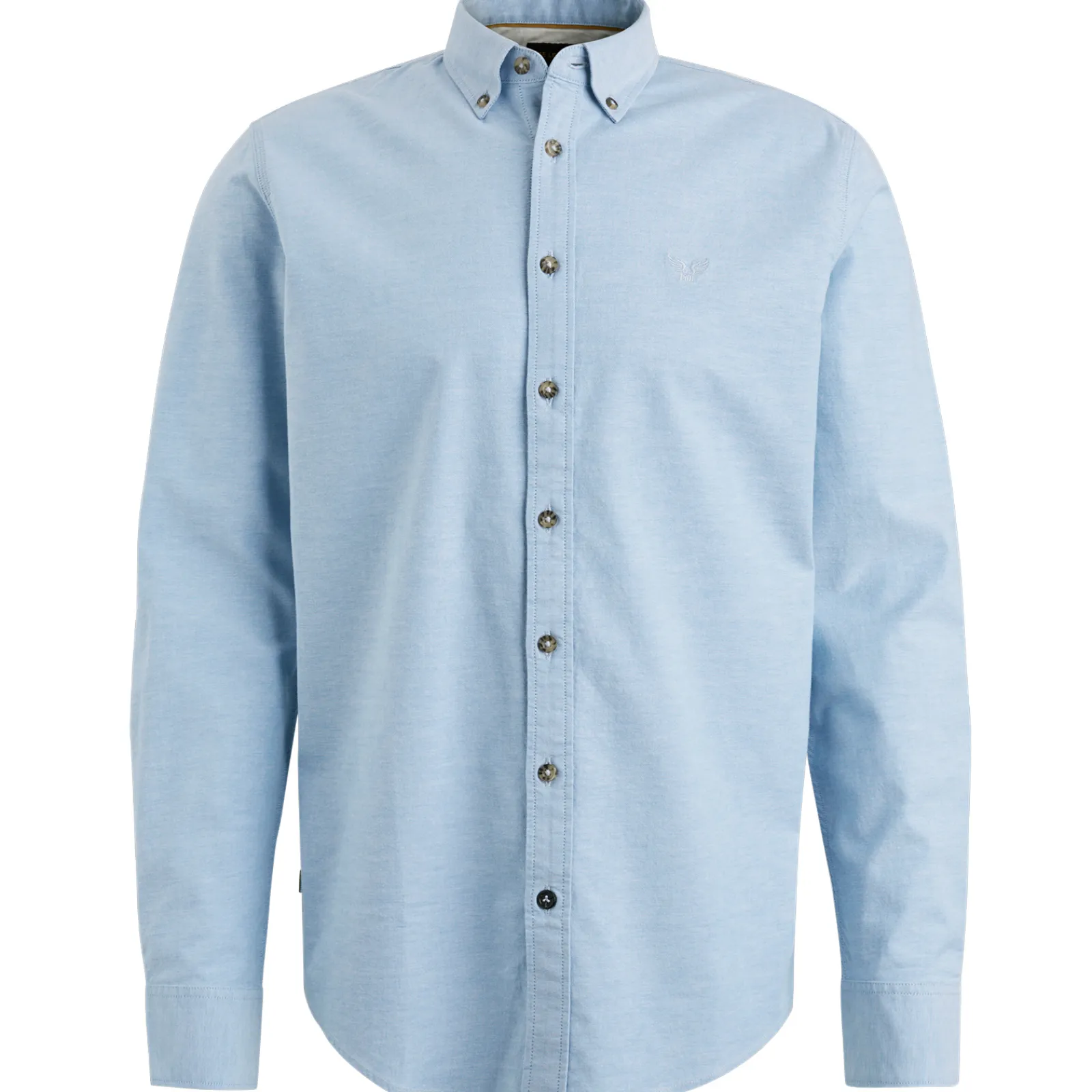 PME Legend Overhemd Van Katoen Met Stretch Blauw Shop